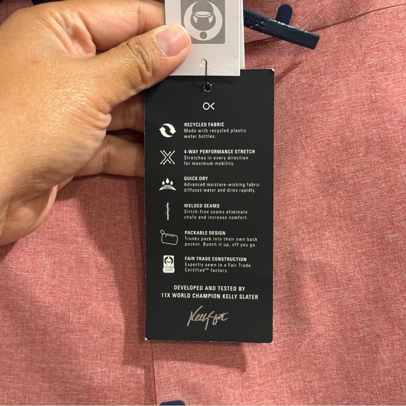 Outerknown Kelly Slater Men’s 32 Apex Trunks Performance Stretch Quick Dry *READ - Picture 8 of 10